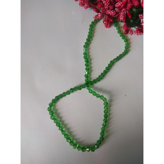 Бусины стеклянные Биконе 4 мм №16В, цена за 50 шт